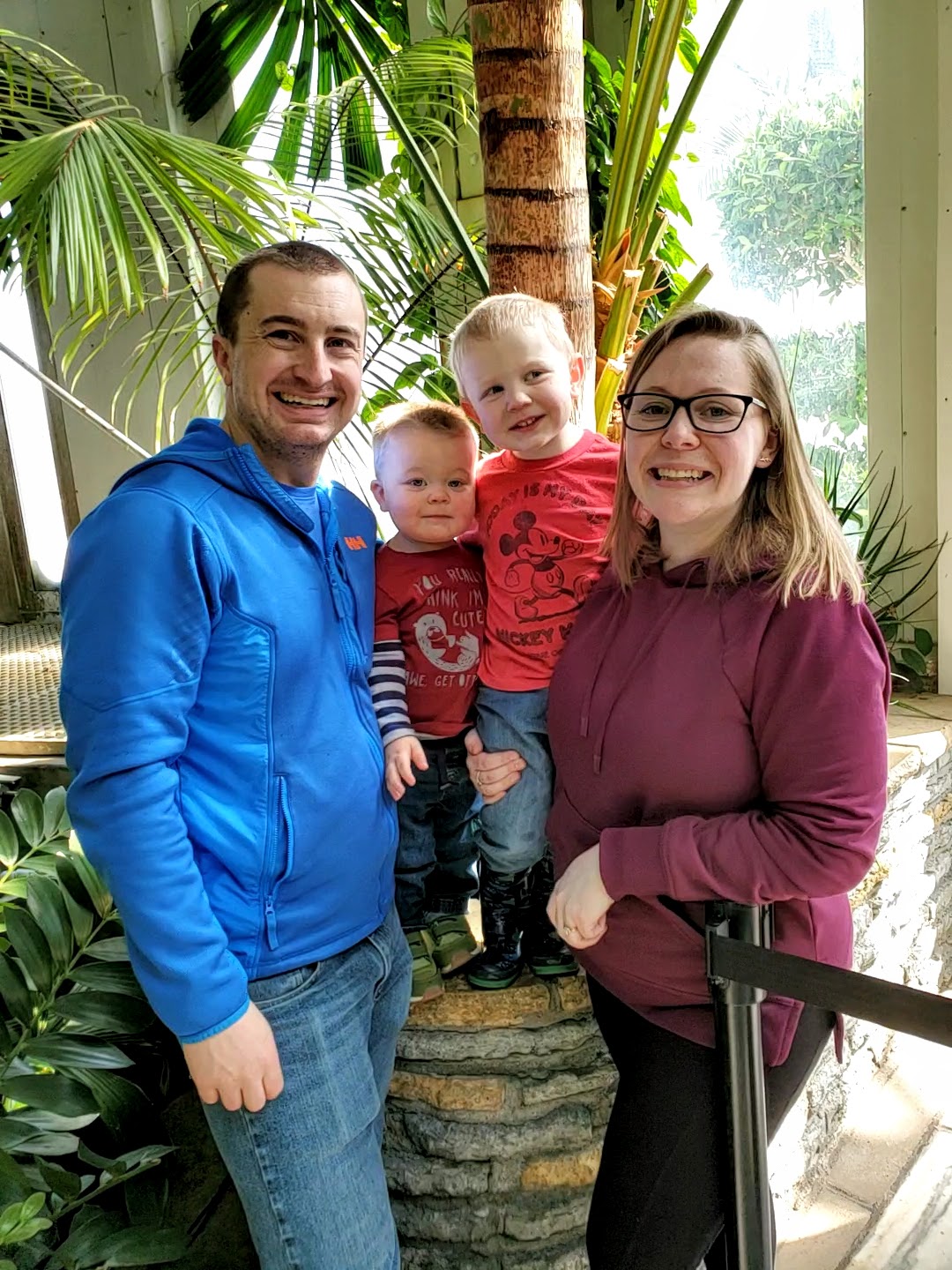 Family at the zoo