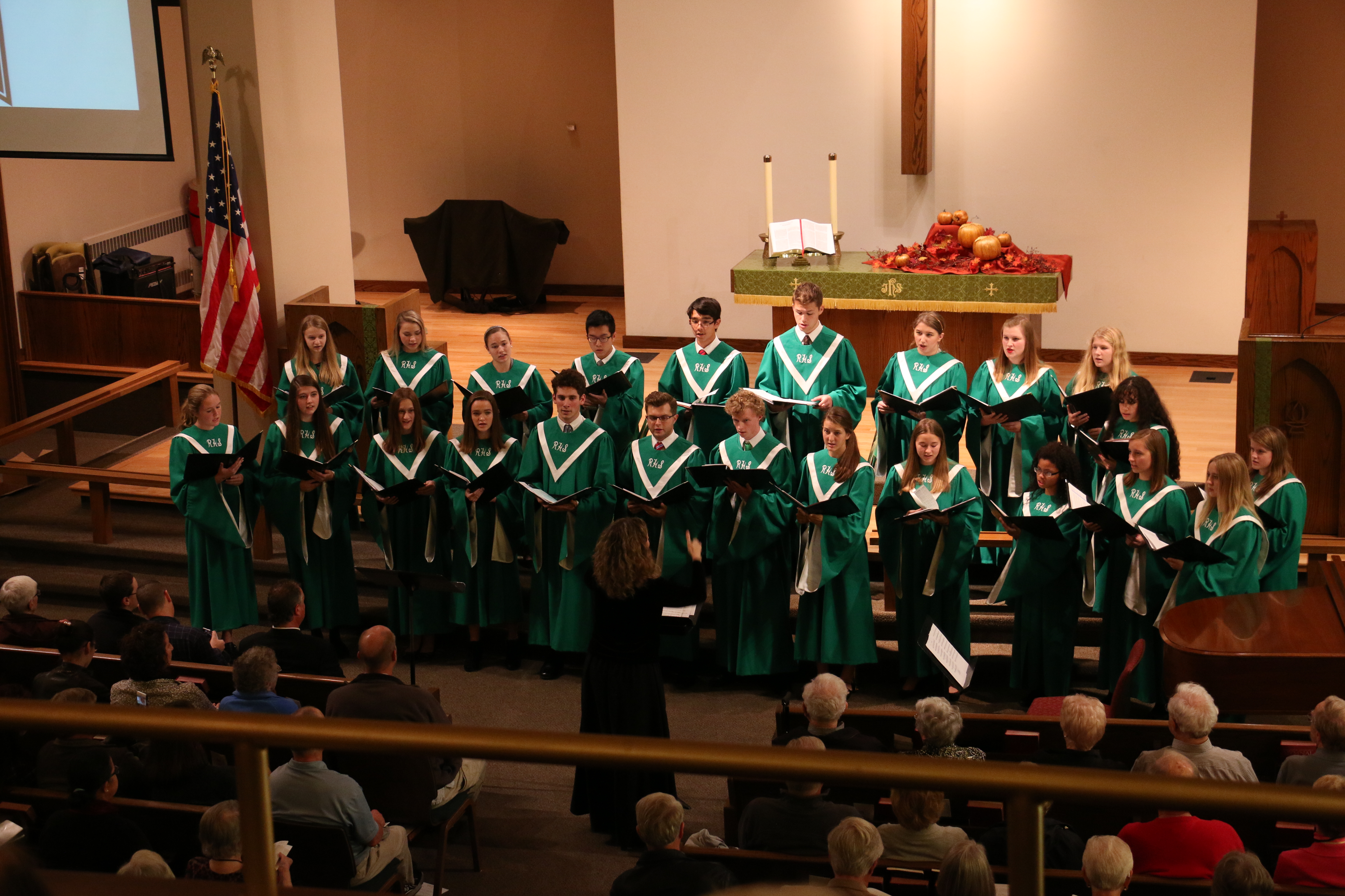 Regis HS Choir at Master Singers' Fall Concert October 15 2017